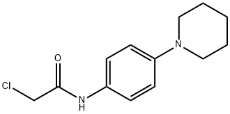 2-CHLORO-N-(4-PIPERIDIN-1-YL-PHENYL)-ACETAMIDE Struktur