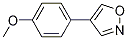 4-(4-Methoxy-phenyl)-isoxazole Struktur
