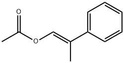 (E)-2-phenylpropenyl acetate Struktur