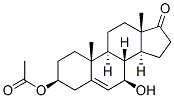 Androst-5-en-17-one, 3-(acetyloxy)-7-hydroxy-, (3beta,7beta)- (9CI) Struktur