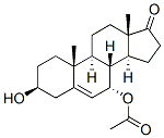 Androst-5-en-17-one, 7-(acetyloxy)-3-hydroxy-, (3beta,7alpha)- (9CI) Struktur