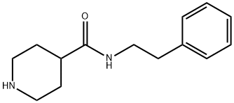 N-(2-PHENYLETHYL)PIPERIDINE-4-CARBOXAMIDE Struktur