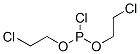 bis(2-chloroethyl) chlorophosphite Struktur