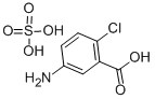 5-AMINO-2-CHLOROBENZOIC ACID SULFATE Struktur