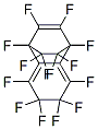 1,2,3,4,5,6,6,7,7,8,9,9,10,10-Tetradecafluoro-1,4,6,7-tetrahydro-1,4-ethanonaphthalene Struktur