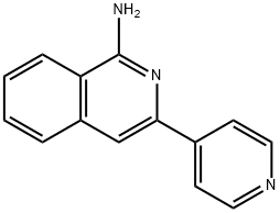 1-Isoquinolinamine, 3-(4-pyridinyl)- Struktur