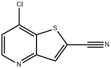 7-chlorothieno[3,2-b]pyridine-2-carbonitrile Struktur