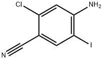 4-AMINO-2-CHLORO-5-IODOBENZONITRILE Struktur