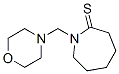 2H-Azepine-2-thione,  hexahydro-1-(4-morpholinylmethyl)- Struktur