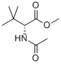 D-VALINE, N-ACETYL-3-METHYL-, METHYL ESTER Struktur