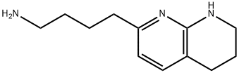 5,6,7,8-TETRAHYDRO-1,8-NAPHTHYRIDIN-2-BUTYLAMINE
 Struktur