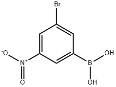 (3-BROMO-5-NITROPHENYL)BORONIC ACID Struktur