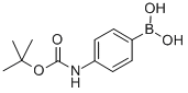 (4-BOC-AMINOPHENYL)BORONIC ACID Struktur