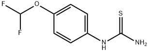 N-[4-(Difluoromethoxy)phenyl]thiourea Struktur