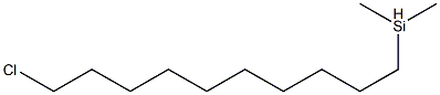 N-DECYLDIMETHYLCHLOROSILANE Struktur