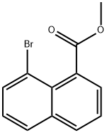 8-BROMO-1-NAPHTHOIC ACID METHYL ESTER Struktur