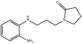 1-(3-(2-AMINOPHENYLAMINO)PROPYL)PYRROLIDIN-2-ONE Struktur