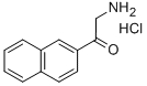 2-(2-NAPHTHYL)-2-OXO-1-ETHANAMINIUM CHLORIDE Struktur