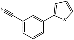 3-THIEN-2-YLBENZONITRILE Struktur