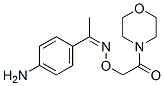 4'-Aminoacetophenone O-(morpholinocarbonylmethyl)oxime Struktur