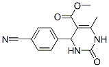 5-Pyrimidinecarboxylicacid,4-(4-cyanophenyl)-1,2,3,4-tetrahydro-6-methyl-2-oxo-,methylester(9CI) Struktur