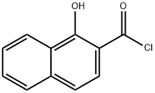 1-hydroxynaphthalene-2-carbonyl chloride Struktur