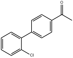 1-(2'-CHLORO-BIPHENYL-4-YL)-ETHANONE Struktur