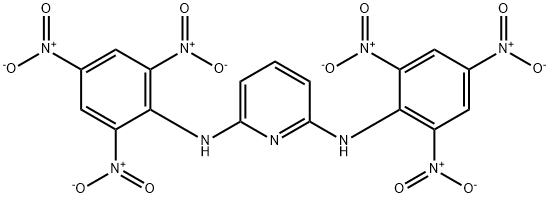 N,N'-Bis(2,4,6-trinitrophenyl)-2,6-pyridinediamine Struktur