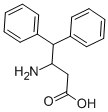 3-AMINO-4,4-DIPHENYL-BUTANOIC ACID Struktur