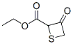 2-Thietanecarboxylicacid,3-oxo-,ethylester(9CI) Struktur