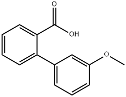 2-BIPHENYL-(3'-METHOXY)CARBOXYLIC ACID Struktur