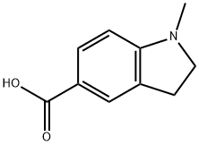 1-Methylindoline-5-carboxylic acid 97% Struktur