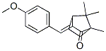 3-[(4-methoxyphenyl)methylene]-1,7,7-trimethylbicyclo[2.2.1]heptan-2-one Struktur