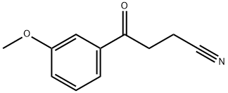 4-(3-METHOXYPHENYL)-4-OXOBUTYRONITRILE Struktur