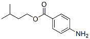 isopentyl 4-aminobenzoate Struktur