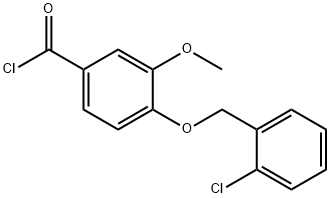 4-(2-CHLORO-BENZYLOXY)-3-METHOXY-BENZOYL CHLORIDE price.