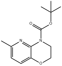 6-METHYL-2,3-DIHYDRO-PYRIDO[3,2-B][1,4]OXAZINE-4-CARBOXYLIC ACID TERT-BUTYL ESTER Struktur