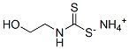 ammonium (hydroxyethyl)dithiocarbamate  Struktur