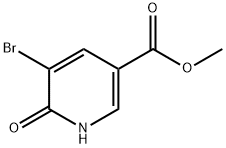 METHYL 5-BROMO-6-HYDROXYNICOTINATE Struktur