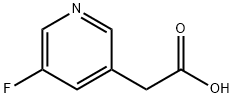 2-(5-FLUOROPYRIDIN-3-YL)ACETIC ACID Struktur