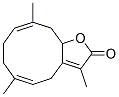 7,8,11,11a-Tetrahydro-3,6,10-trimethylcyclodeca[b]furan-2(4H)-one Struktur