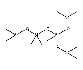 1,1,1,3,5,5,7,7,7-Nonamethyl-3-(trimethylsiloxy)tetrasiloxane Struktur