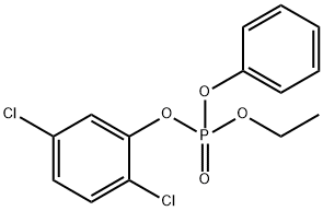 2,5-Dichlorophenyl ethyl phenyl phosphate Struktur