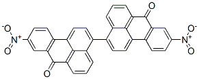 9,9'-Dinitro[3,3'-bi[7H-benz[de]anthracene]]-7,7'-dione Struktur