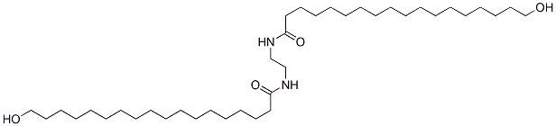 N,N'-ethane-1,2-diylbis(hydroxyoctadecan-1-amide) Struktur