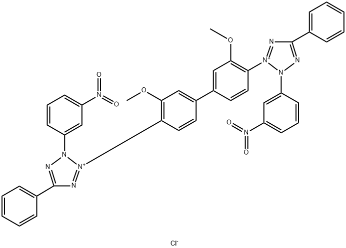 3-NITROTETRAZOLIUM BLUE CHLORIDE Struktur