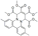 6,9-Dihydro-3,12-dimethylbenzo[c]pyridazino[1,2-a]cinnoline-6,7,8,9-tetracarboxylic acid tetramethyl ester Struktur