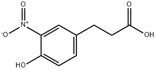 3-(4-HYDROXY-3-NITRO-PHENYL)-PROPIONIC ACID Struktur