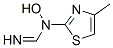 Methanimidamide,  N-hydroxy-N-(4-methyl-2-thiazolyl)- Struktur