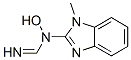 Methanimidamide, N-hydroxy-N-(1-methyl-1H-benzimidazol-2-yl)- (9CI) Struktur